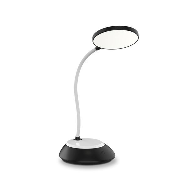 LED лампа настiльна з акумулятором TITANUM TLTF-022B 7W 3000-6500K USB чорна 26844 фото