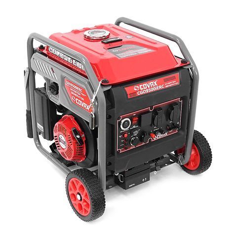 Генератор інверторний COVAX CGO9500iERC, 7.5kW, бензин, однофазний 220V, 50Hz, electrik starter, 4-stroke, бак 15L, 500х422x515mm, 38kg CGO9500iERC фото