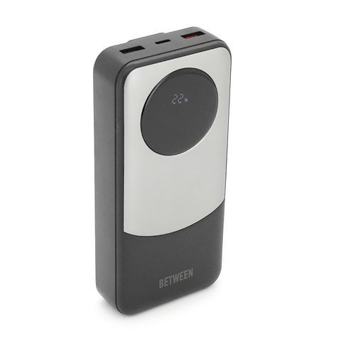 Power bank BETWEEN BTW-P6 20000mAh, 22.5W, 2 кабелі: Type-C+Lighting, Black, 490g, Box BETWEEN BTW-P6 фото