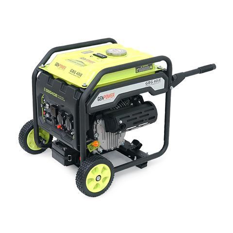 Генератор інверторний БЕНЗИНОВИЙ GENPOWER GBG 40IE 3.2kW (4kVA), однофазний, 230V, 50Hz, DC12V. об'єм 10.0л. витрата 0,374 Lt/kWtt, стартер (без АКБ), 530 * 440 * 540mm.31kg. GBG 40IE фото