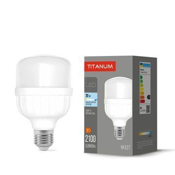 LED лампа TITANUM A80 20W E27 6500К al_26393 фото