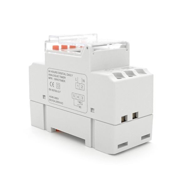 Реле часу Sinotimer TM929BK, 24 години, на DIN-рейку, LCD, програмований, змінна батарея, 30А, 85-265V, 87х65х35 мм YT-TM929BK фото