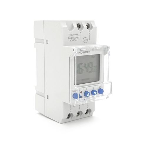 Реле часу Sinotimer TM928RAKL, на DIN-рейку, LCD, програмований, змінна батарея, 16А, 85-265V, 87х65х35 мм YT-TM928RAKL фото