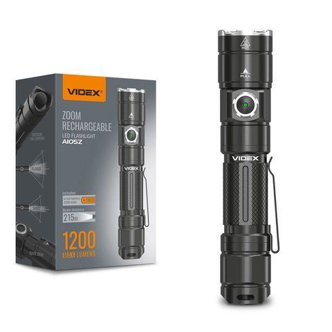 Портативний світлодіодний ліхтарик VIDEX VLF-A105Z 1200Lm 5000K 26567 фото