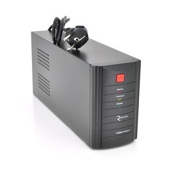 ДБЖ Ritar RTM600 (360W) Proxima-L, LED, AVR, 2st, 2xSCHUKO socket, 1x12V7Ah, metal Case ( 300 х 85 х140 ) Q4 RTM600L фото
