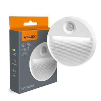 LED Світильник акумуляторний з датчиком руху VIDEX VL-NL105W 28975 фото
