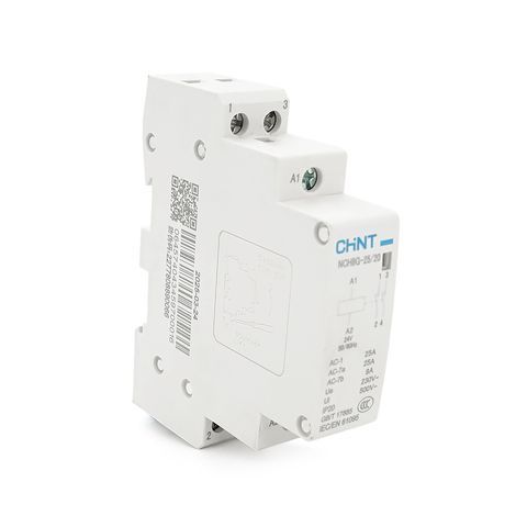 Контактор CHINT NCH8-25/20 AC24V,25А, 5kW, 2NO, на DIN-рейку, 85*65,5*18мм NCH8-25/20 AC24V фото
