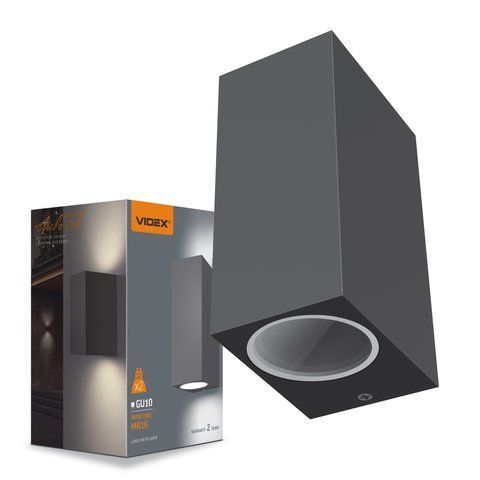LED Світильник архітектурний AR012G IP54 VIDEX GU10x2 26531 фото