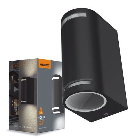 LED Світильник архітектурний AR022B IP54 VIDEX GU10x2 26535 фото