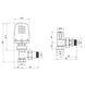 Термокомплект Icma 1/2" з антипротечкою кутовий № KIT_1100+774-940+805-940 SD00023648 фото 2