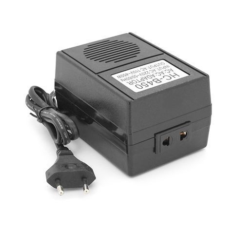 Перетворювач напруги трансформаторний 450W Input 220 V/Output 110V + універсальна розетка HX-005-450W фото