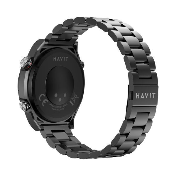 Смарт годинник HAVIT HV-M9030 Ultra IP68 Bluetooth Call Black 28437 фото