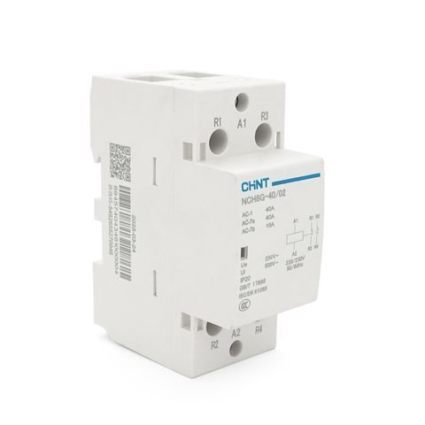 Контактор CHINT NCH8-40/02 220V,40А, 7.5kW, 1NC, на DIN-рейку, 85*65,5*36мм NCH8-40/02 220V фото