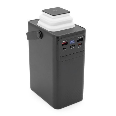 PowerBank XO-PR287 80000mAh Three Inputs and Six Outputs Comes with Four Cables+Lighting Fast Charging Mobile Power, PD20W, QC22.5W, plastic,Black XO-PR287 фото