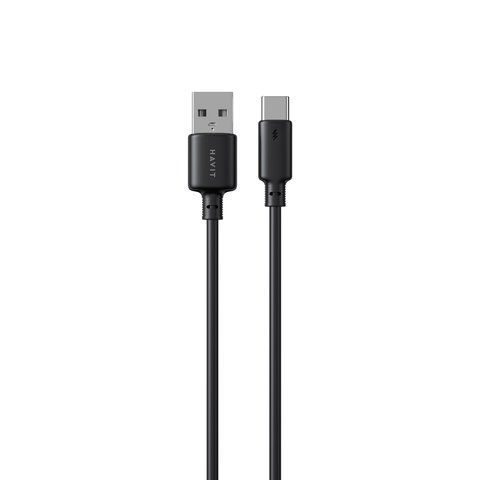 Кабель USB - USB-C HAVIT CB302C 3A 1м Black al_28574 фото