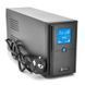 ДБЖ Ritar E-RTM1200 (720W) ELF-D, LCD, AVR, 3st, 3xSCHUKO socket, 2x12V7Ah, metal Case. Q2 (405*195*285) 10.2 кг (340*120*190) E-RTM1200D фото 1