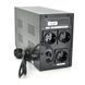 ДБЖ Ritar E-RTM1200 (720W) ELF-D, LCD, AVR, 3st, 3xSCHUKO socket, 2x12V7Ah, metal Case. Q2 (405*195*285) 10.2 кг (340*120*190) E-RTM1200D фото 2
