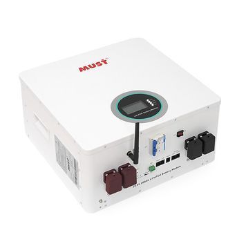 Акумуляторна батарея Must LiFePO4 LP16-24200 25.6V 200Ah, 5,12kWh, BMS100A@8S, CAN2.0/RS232/RS485, 6000 cycles, 450*445*227,44kg LP16-24200 фото