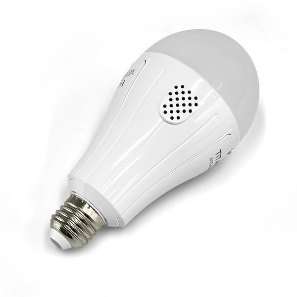 LED лампа акумуляторна TITANUM A80 12W E27 4000K 230V 29152 фото
