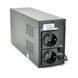 ДБЖ Ritar E-RTM650 (390W) ELF-D, LCD, AVR, 2st, 2xSCHUKO socket, 1x12V7Ah, metal Case. Q4 (370*130*210) 4.8 кг (310*85*140) E-RTM650D фото 2