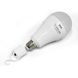 LED лампа акумуляторна TITANUM A80 12W E27 4000K 230V 29152 фото 7