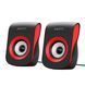 Стерео колонки HAVIT SK599 USB 6W Black/Red 24164 фото 1
