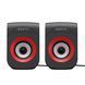 Стерео колонки HAVIT SK599 USB 6W Black/Red 24164 фото 2