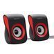 Стерео колонки HAVIT SK599 USB 6W Black/Red 24164 фото 3