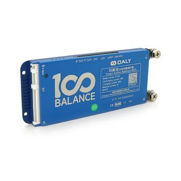 Universal BMS smart плата DaLy LiFePO4 8-24S 80A з Bluetooth + CAN + активний балансир 1A DaLy 8-24S/80А фото