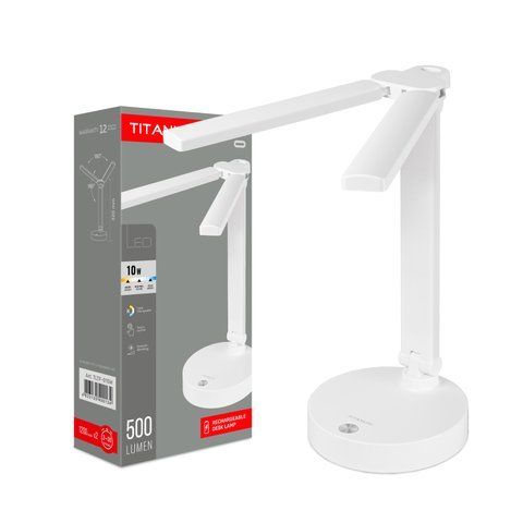 LED лампа настiльна з акумулятором TITANUM TLTF-015W 10W 3000-6000K 29216 фото