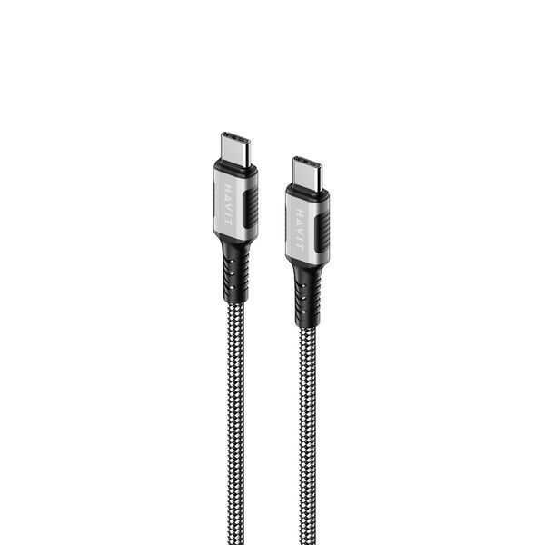 Кабель USB-C - USB-C HAVIT CB6297 PD60W 3A 1м ( магнітний) 28663 фото