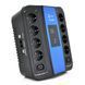 ДБЖ Ritar U-Smart-1000 (600W), LED, AVR, 3st, 8xSCHUKO socket, 1x12V9Ah, USB x2, RJ45, plastik Case RS628U фото 1