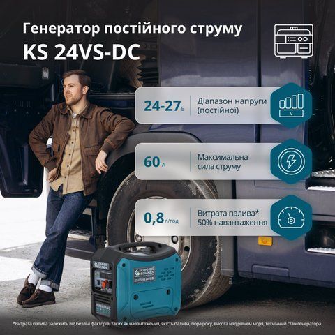 Генератор постійного струму KS 24VS-DC KS 24VS-DC фото