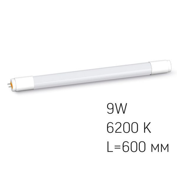 LED лампа VIDEX T8b 9W 0.6M 6200K матова 23374 фото