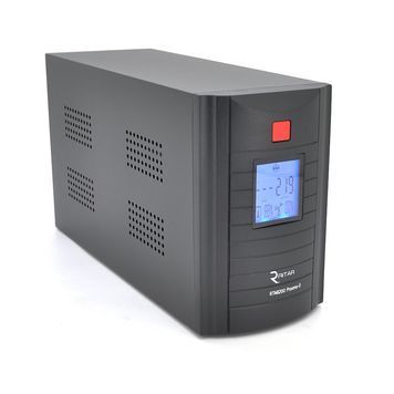 ДБЖ Ritar RTM1200 (720W) Proxima-D, LCD, AVR, 3st, 3xSCHUKO socket, 2x12V7.5Ah, metal Case (350х120х190) Q2 RTM1200D фото