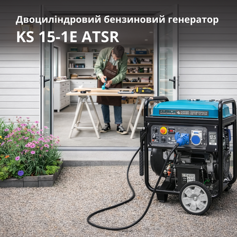 Бензиновий генератор двоциліндровий &laquo;K&ouml;nner & S&ouml;hnen&raquo; KS 15-1E ATSR KS 15-1E ATSR фото