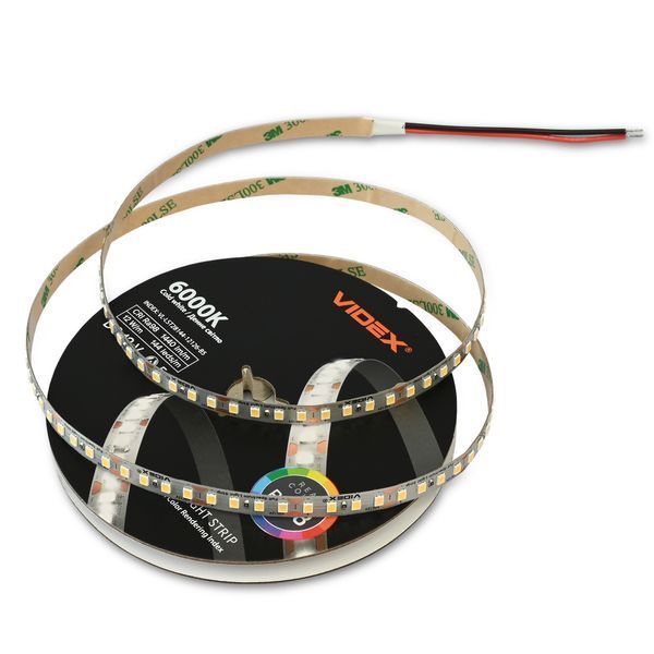 LED стрічка VIDEX DC12V 60W 5M 6000K Ra98 IP20 (VL-LST28144-12126-B5) 29199 фото