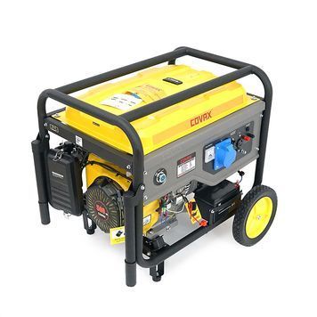 Генератор бензиновий COVAX CV17500LD-E2, 8.5kW, однофазний 220V, 50Hz, DC12V, 20HP, Recoil/Electric Starter, tank 25L, 705x560x570mm, 88kg CV17500LD-E2 фото