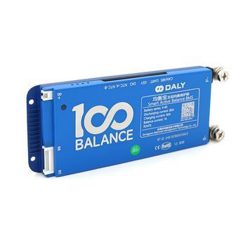 Universal BMS smart плата DaLy LiFePO4 4-8S 80A з Bluetooth + CAN + активний балансир 1A DaLy 4-8S/80A фото