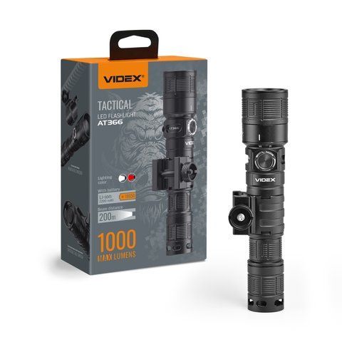 Тактичний світлодіодний ліхтарик VIDEX VLF-AT366 1000Lm 5000K 28365 фото