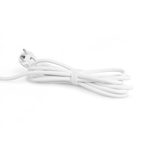 Мережевий подовжувач VIDEX ONCORD з/з 4п 3м (3x1.5мм) 3.4А USB(QC3.0) +USB-C(PD20W) з кнопкою White 27695 фото