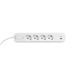 Мережевий подовжувач VIDEX ONCORD з/з 4п 3м (3x1.5мм) 3.4А USB(QC3.0) +USB-C(PD20W) з кнопкою White 27695 фото 5